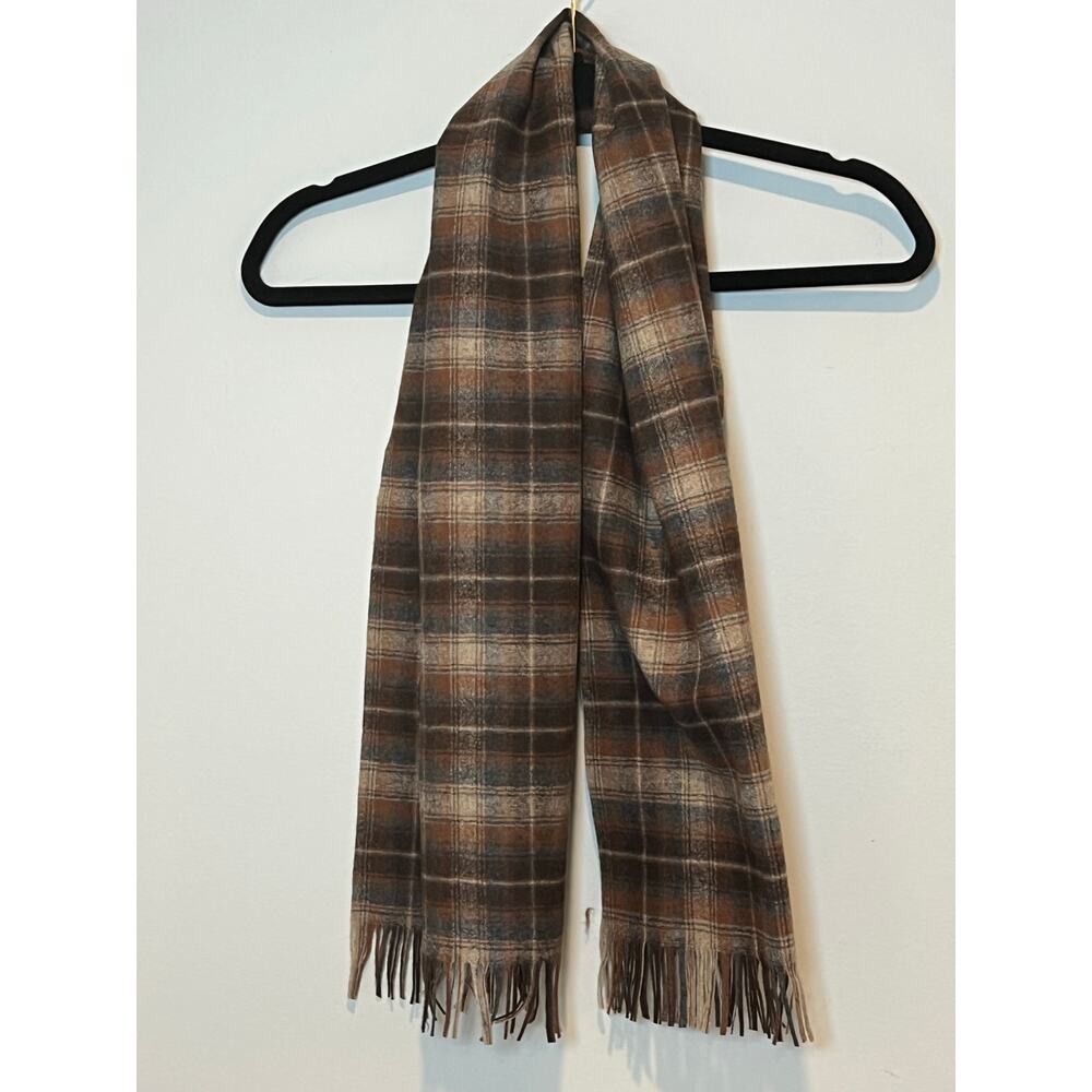 Pendleton Brown Plaid Scarf